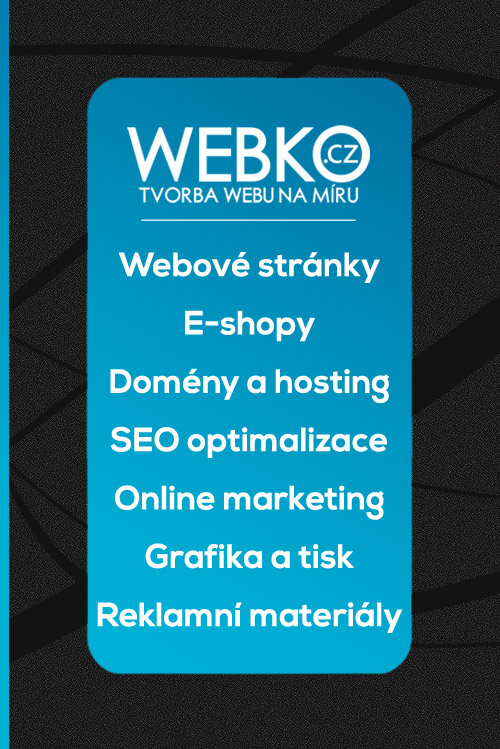 Vítejte na internetových stránkách WEBKO.cz